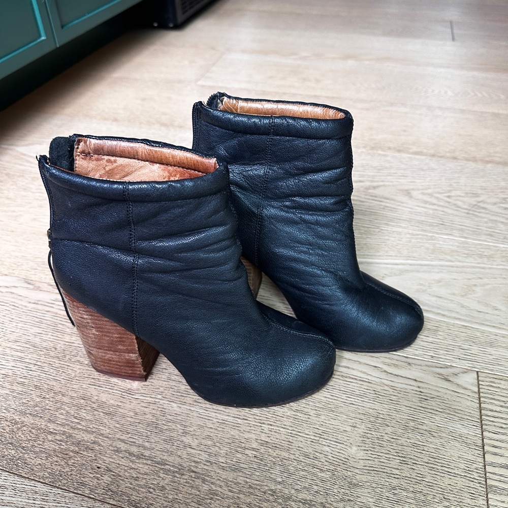 Jeffrey Campbell Leather Rumble Booties
